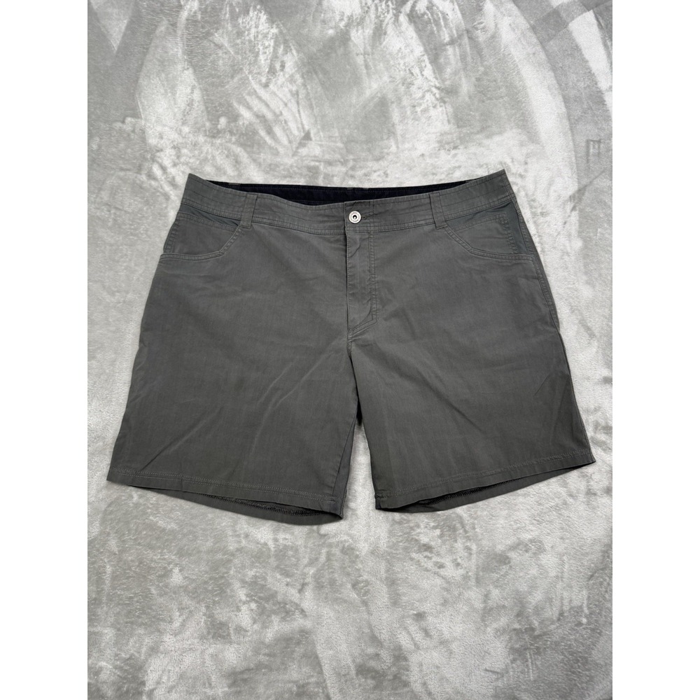 Kuhl Free Radikl Shorts Mens 40 Gray Cargo Hiking Trail Utility Stretch Gorpcore